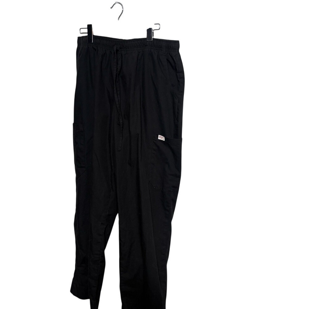 Silky Soft Scrubs Black Workwear Pants L‎ – Minimalist Utility Medicalcore